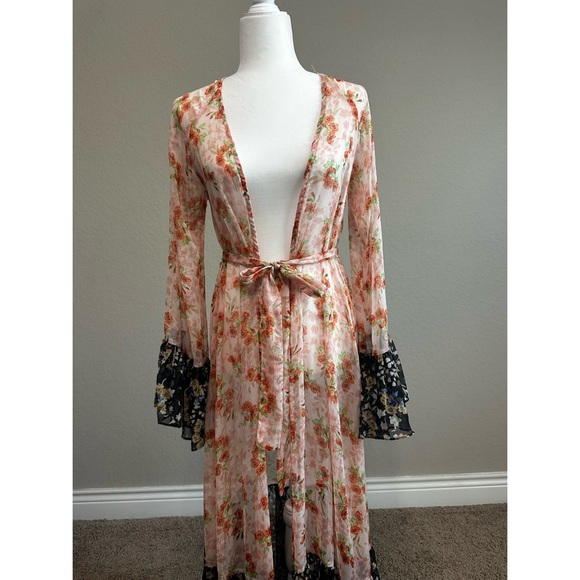Boho floral duster - Picture 1 of 3